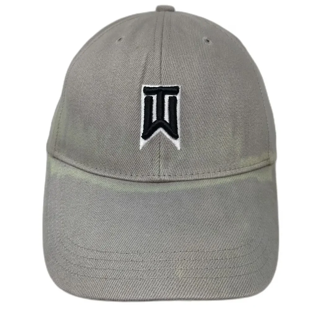 Nike Baseball Cap Beige One Size Tiger Woods TW Logo Pumpkin Ridge Golf Hat